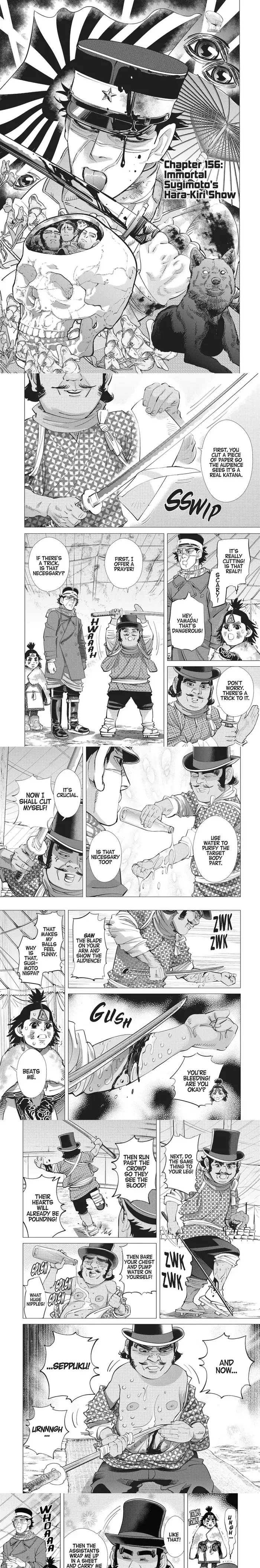 Golden Kamuy Chapter 156 image 1_optimized